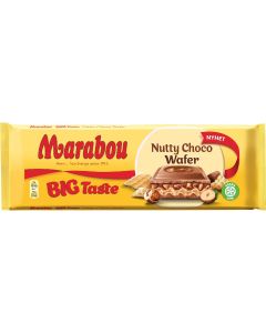Marabou Big Taste Nutty Choco Wafer chocolate tablet 270g