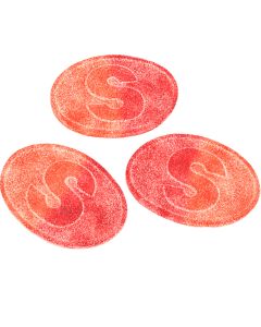S-Märke Sour Peach & Dragon Fruit Discs 500g