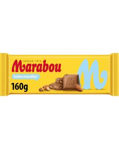 Marabou Salta Mandlar chocolate tablet 160g