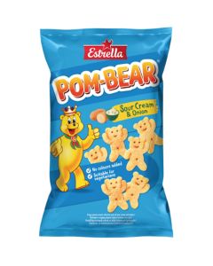 Estrella Teddy Bear Chips Sourcream & Onion 65g