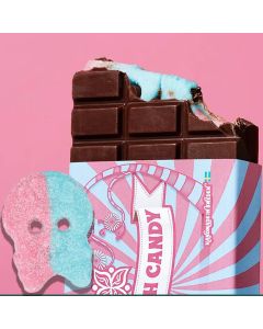 Swedish Candy Bar Dizzy Skull chocolate tablet 185g