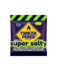 Fazer Tyrkisk Peber Super Salty salty liquorice bag 80g