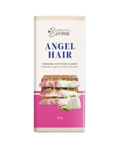 Angel Hair Cotton Pistachio Crispy Chocolate tablet 90g