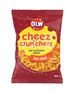 OLW Cheez Cruncherz Hot Chili 160g