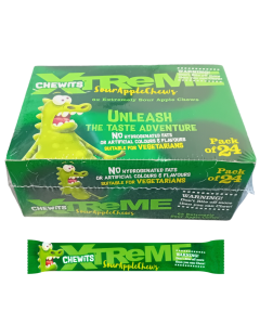 Cloetta Chewits Xtreme sour apple 34g x 24pcs