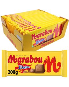 Marabou Daim chocolate bar 200g x 15pcs