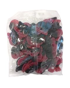 Bubs Raspberry Liquorice Skulls 800g (II-quality)