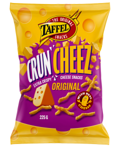 Taffel CrunCheez Original Extra Crispy Cheese Snack 225g