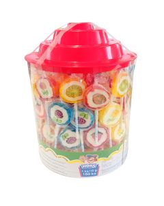 Rock fruit-flavored retro lollipop 10g x 150pcs