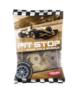 Grahns Pit Stop Sour Cola Wheels 50g
