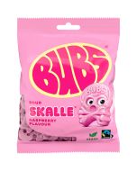 Bubs Sour Raspberry Foam Skulls 90g