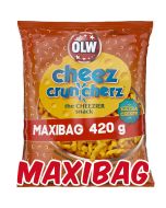 OLW Cheez Cruncherz juustosnacks Megabag 420g