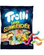 Trolli Sour Glowworms Tangy Worms 150g